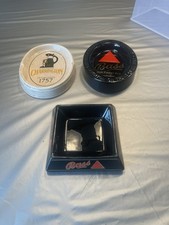 Trio Of Vintage Pub Ashtrays