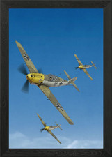 messerschmitt 109 Framed Wall