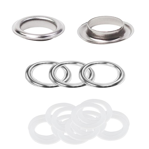 Brass eyelets with plastic - brass,