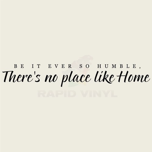 Humble place like home wall - humble, no