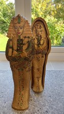 Egyptian sarcophagus with inner sarcophagus Tutankhamen styled