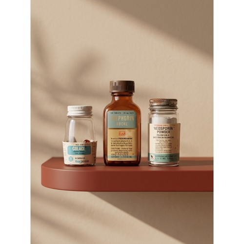 Vintage glass medicine bottles - vintage,