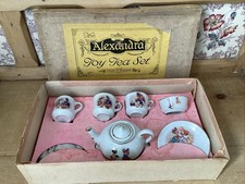 Antique Alexandra Dolls Tea Set Service Boxed c.1910