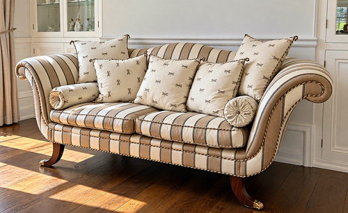 Beige cream striped - beige, &