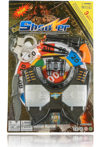 Pistol revolver shooter shield - pistol,