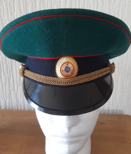 Soviet border guard dress cap - soviet,