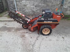 Ditch witch 1820 walk behind self propelled trencher, digger, Vermeer, Case