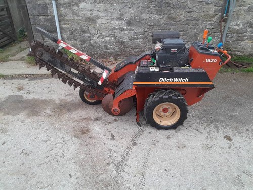 Ditch witch 1820 walk behind