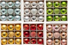 Christmas Baubles 9 X 6cm