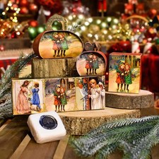 Christmas Gift Soap Candle Guest Spices & Sweet Fruits Scent Vegan Cruelty Free