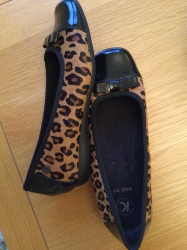 Shoes leopard patent - k,