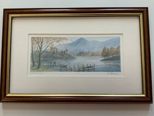Vintage Signed Print of