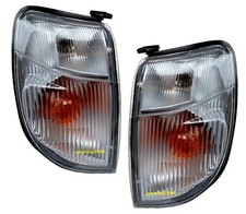 SET 2 Front Indicator Lamp For Nissan Navara Pickup D22 Turn Corner Signal Light