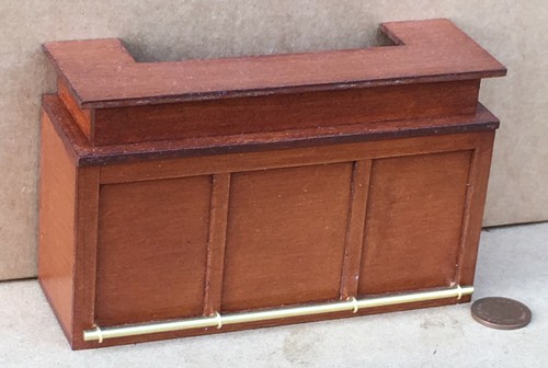 Dolls house shaped stained - u,