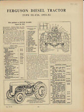 Ferguson Diesel Tractor Type