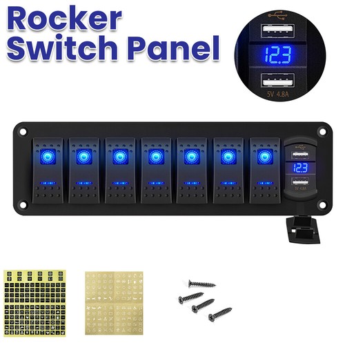Gang 12v 24v switch - switch, on