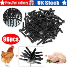 96Pcs Rubber Chicken Plucker Fingers Poultry Feather Plucking Duck Goose Hen Use