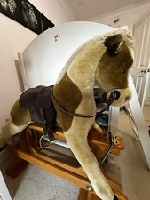 Beautiful Large Merrythought Vintage Rocking Horse
