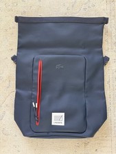 Lacoste large Roll Backpack Blue Waterproof 