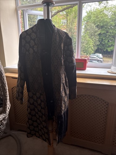 East black silk - black,
