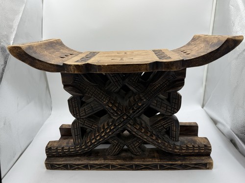 African ashanti carved wooden - african,