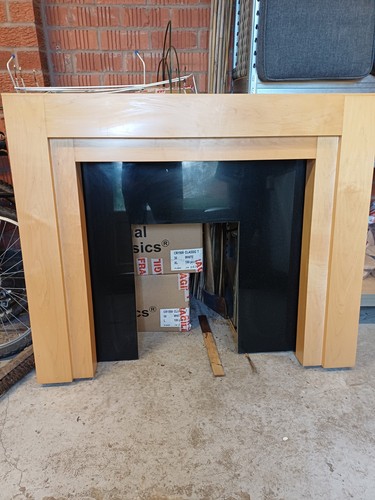 Fire surround granite and - and, pine