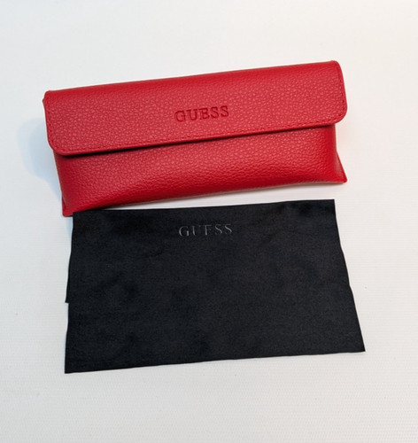 Guess red sunglasses - red, case