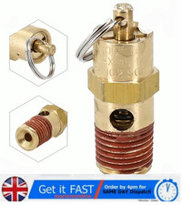 1/4 NPT Air Compressor Safety Relief Valve 200 PSI Maximum Performance