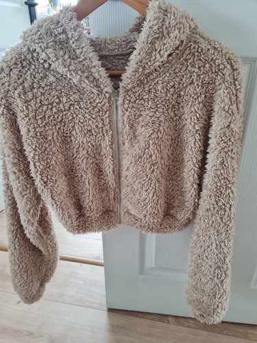Crop teddy jacket - teddy,