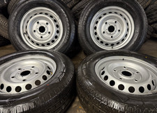 4 X 16" FORD TRANSIT MK8 (2013-25) STEEL WHEELS 235 65 16C NEW GOODYEAR TYRES