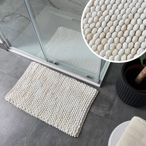 Marble chunky bobble bath mat - bobble,
