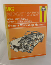 MG MIDGET HAYNES MANUAL 58 TO 78 ALL MODELS