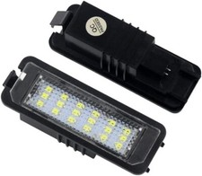 2x White LED License Plate Light For Volkswagen Golf/GTI MK4 MK5 MK6 Accessories