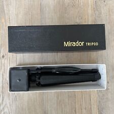 New Vintage MIRADOR Tripod Made in Japan Heavy Duty Table Top Mini Photography