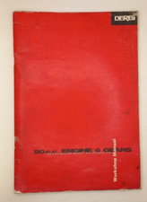 DERBI 50CC ENGINE WORKSHOP MANUAL 1996 GENUINE USED