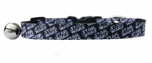 Black white star wars cat - black,