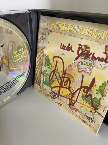 Elton john signed goodbye - signed,