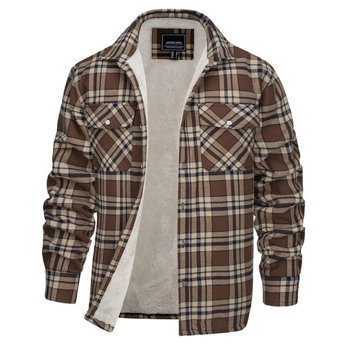 Men plaid jacket - plaid,