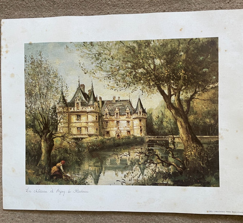 Vintage french chateau - vintage,
