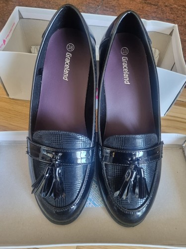 Graceland black slip - on, shoes