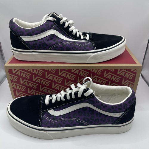 Vans old skool leopard - skool, purple