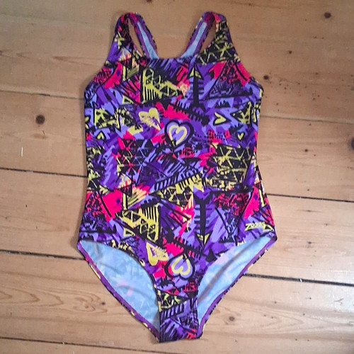 Zoggs ecolast girls one piece - ecolast, one-piece