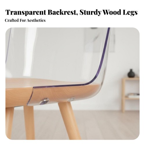 Wood frame clear - wood, chair