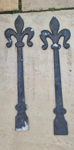 Decorative fleur lis black - fleur-de-lis,