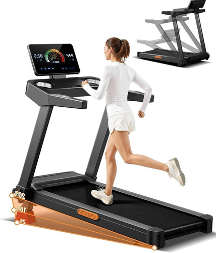 Foldable treadmill 14km - foldable, 20%
