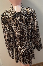 Leopard Print Mid Coat