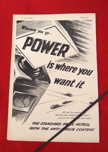 Power petrol globe - , 1955