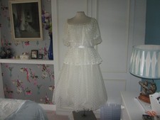 Vintage short lace wedding