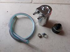 300ml GM Oil Catch Can Engine Reservoir Breather Tank Universal Silver Aluminum