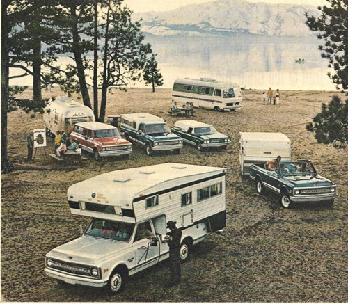 1970 chevrolet line campers - chevrolet,